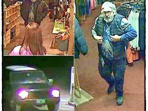 Police were looking to identify the man in the photos seen leaving the Jay Country Store in a vest he did not purchase.