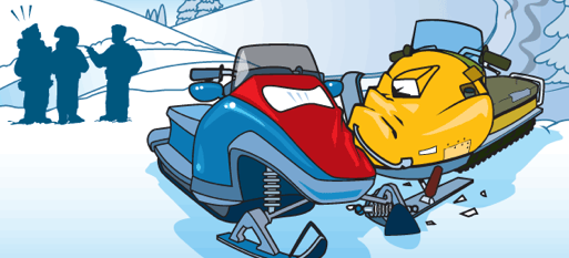 Snowmobile Crash in Jay on Sunday