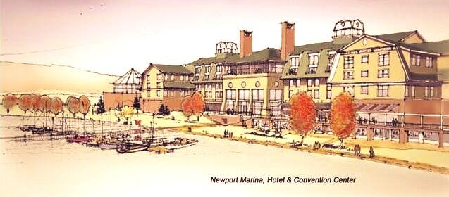 Marina Hotel Project in Newport Falling Apart