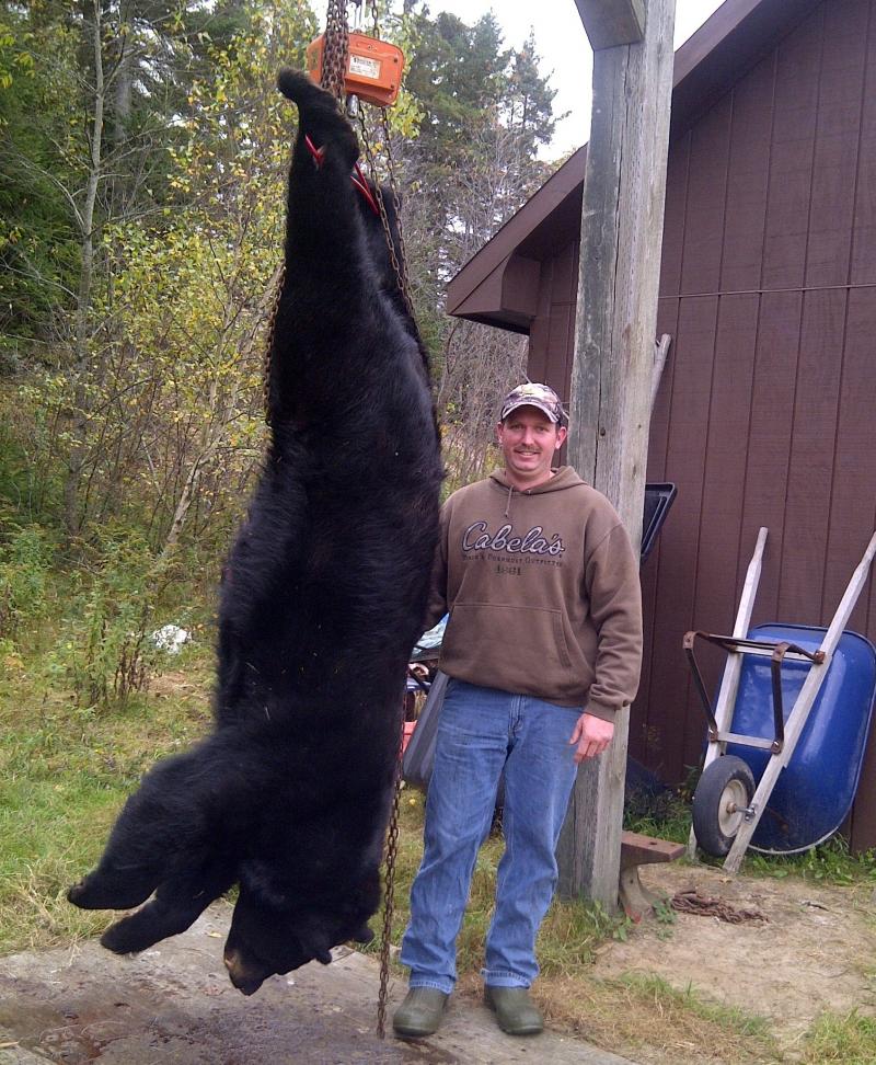 Kevin Lamere record bear in Vermont Brownington Orleans County