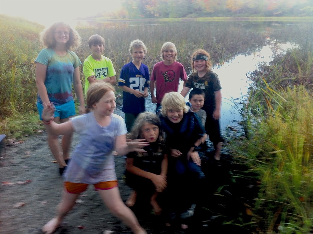 (back row left to right) Marianna Barrett, Justin Bouchard, Cooper Brueck, Ian Applegate, Charlie Thompson, (front row) Frankie Thompson, Corbin Brueck, Arne Bannach, Noah Fortin.