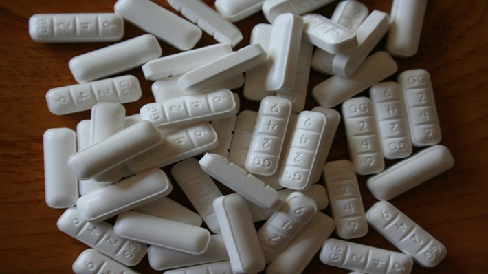 Xanax caught with 500