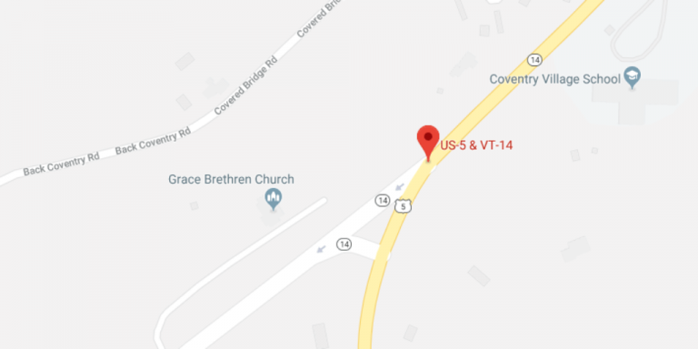 Driver injured in two-vehicle crash in Coventry
