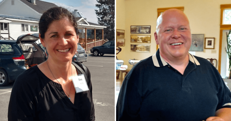 Des Hertz of Burke and Mike Strait of Brighton given Vermont Community Leadership Awards