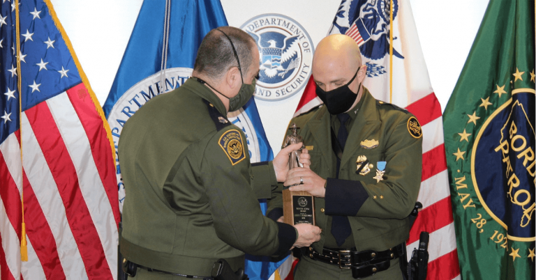 Local Border Patrol Agent recognized for rescuing woman from Lake Willoughby