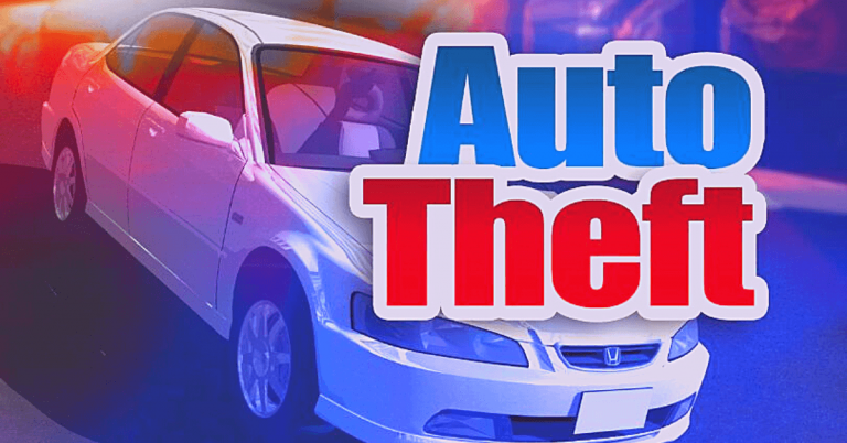 Vehicle stolen in Wilmington