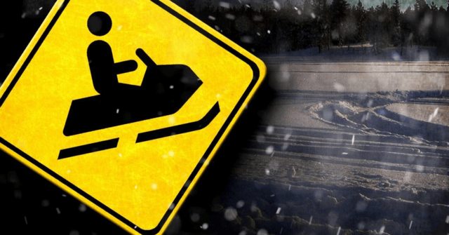 Snowmobile crash with injuries in Canaan