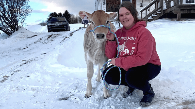 Glover student receives award from Vermont Land Trust for farming