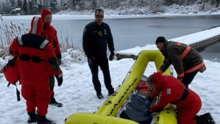 Man rescued from ice in Merrimack, NH