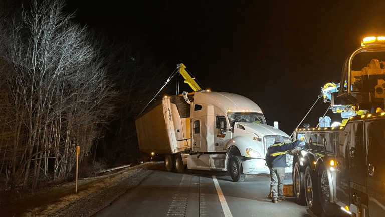Truck driver falls asleep, crashes in Greenland
