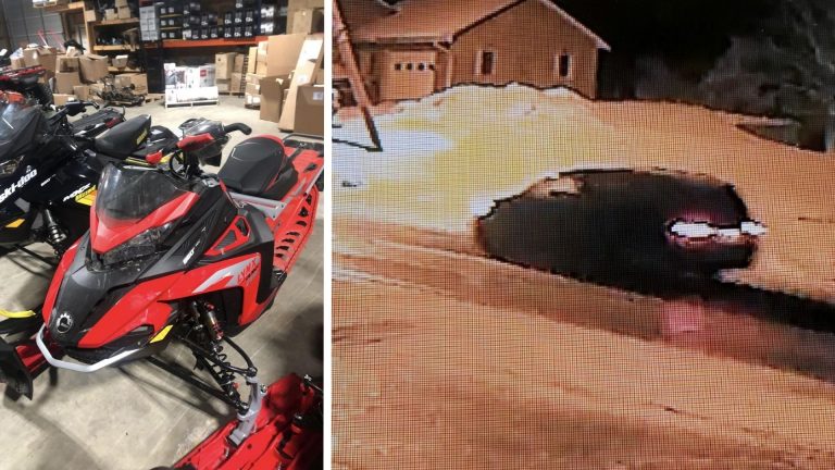 Snowmobile stolen from Walt’s Sales and Service in Derby