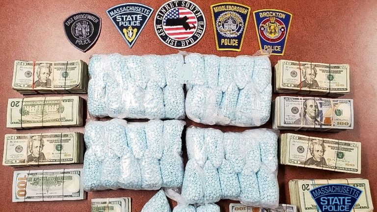 Massachusetts State Police seize 47,000 fentanyl pills