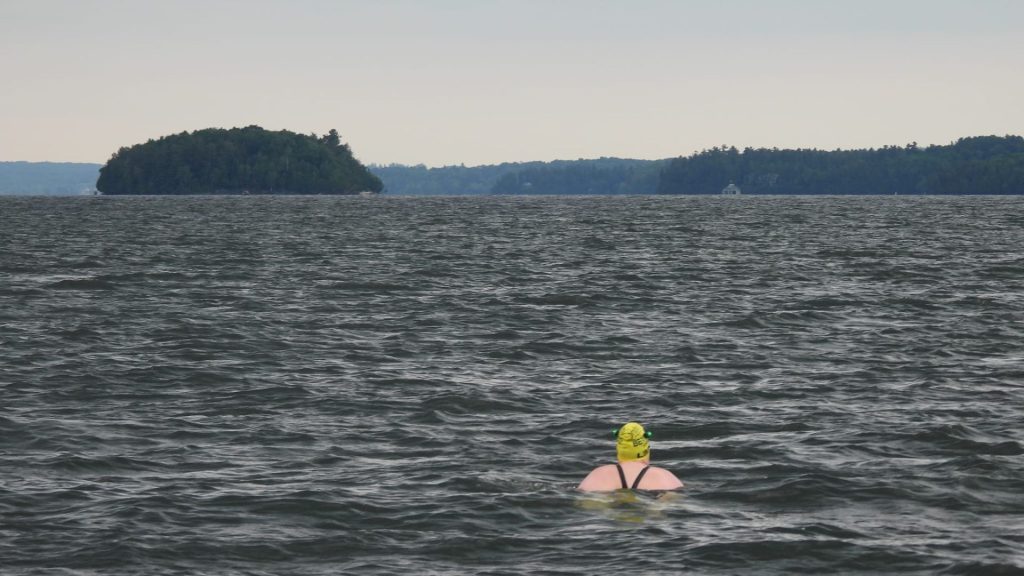 Caroline Block completes early-season Lake Memphremagog swim - Newport ...