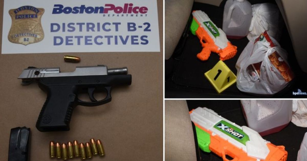 Boston police arrest man for gun possession after obstructing traffic stop