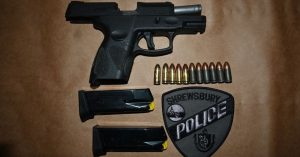 Shrewsbury traffic stop leads to high-speed pursuit, man arrested on firearms charges