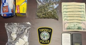 Topsfield police arrest man for cocaine trafficking, drug possession